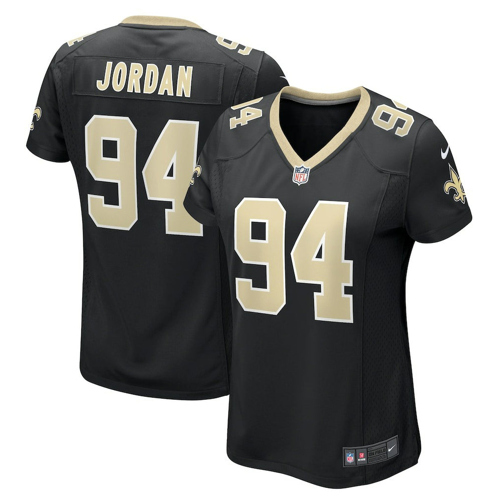 Cameron Jordan New Orleans Saints Women's Team Game Jersey - Black Jerseys