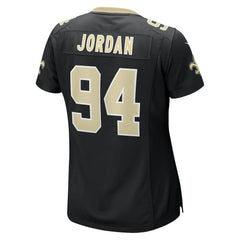 Cameron Jordan New Orleans Saints Women's Team Game Jersey - Black Jerseys