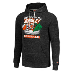 Cincinnati Bengals Homage Unisex Hyperlocal Raglan Pullover Hoodie - Charcoal Hoodies