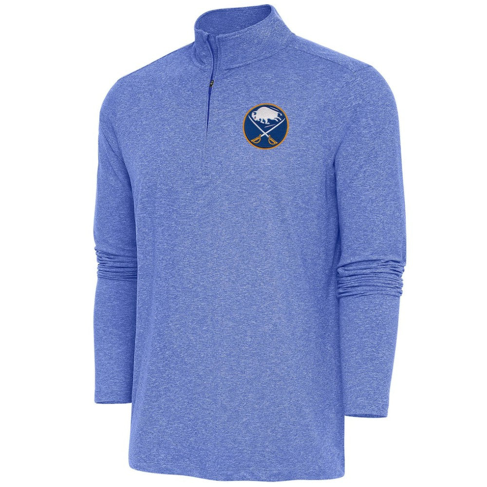 Buffalo Sabres Antigua Hunk Quarter-Zip Pullover Top - Heather Royal | US 200640555