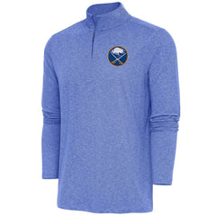 Buffalo Sabres Antigua Hunk Quarter-Zip Pullover Top - Heather Royal | US 200640555