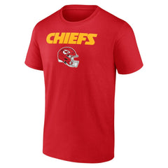 Travis Kelce Kansas City Chiefs Team Wordmark Player Name & Number T-Shirt - Red T-shirts