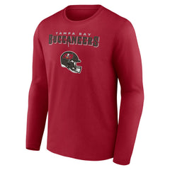 Baker Mayfield Tampa Bay Buccaneers Team Wordmark Player Name & Number Long Sleeve T-Shirt - Red T-shirts
