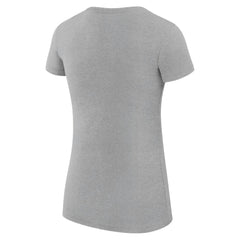 Cincinnati Reds G-III 4Her by Carl Banks Women's Super-Slim Fit Lightweight City Graphic T-Shirt - Heather Gray T-shirts