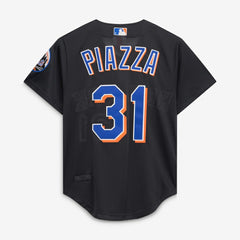 Mike Piazza New York Mets Mitchell & Ness Cooperstown Collection 2000 Batting Practice Jersey - Black Jerseys