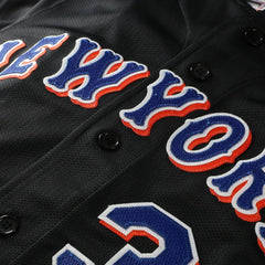Mike Piazza New York Mets Mitchell & Ness Cooperstown Collection 2000 Batting Practice Jersey - Black Jerseys