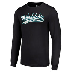 Philadelphia Eagles Starter Tailsweep Long Sleeve T-Shirt - Black T-shirts