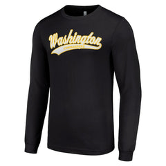 Washington Commanders Starter Tailsweep Long Sleeve T-Shirt - Black T-shirts