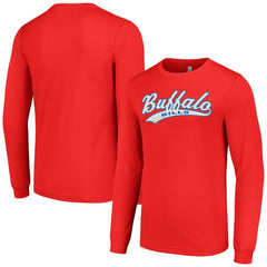 Buffalo Bills Starter Tailsweep Long Sleeve T-Shirt - Red T-shirts