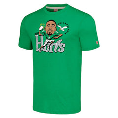 Jalen Hurts Philadelphia Eagles Homage Unisex Caricature Player Tri-Blend T-Shirt - Kelly Green T-shirts