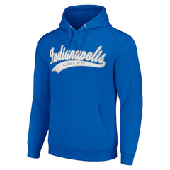 Indianapolis Colts Starter Unisex Tailsweep Pullover Hoodie - Royal Hoodies
