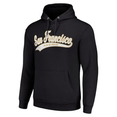 San Francisco 49ers Starter Unisex Tailsweep Pullover Hoodie - Black Hoodies