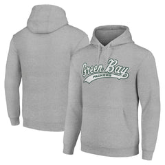 Green Bay Packers Starter Unisex Tailsweep Pullover Hoodie - Heather Gray Hoodies