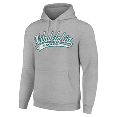 Philadelphia Eagles Starter Unisex Tailsweep Pullover Hoodie - Heather Gray Hoodies