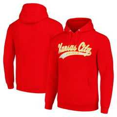Kansas City Chiefs Starter Unisex Tailsweep Pullover Hoodie - Red Hoodies