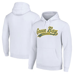 Green Bay Packers Starter Unisex Tailsweep Pullover Hoodie - White Hoodies