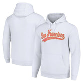 San Francisco 49ers Starter Unisex Tailsweep Pullover Hoodie - White Hoodies