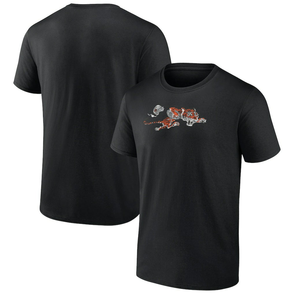 Cincinnati Bengals Throwback T-Shirt - Black T-shirts