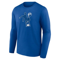 Indianapolis Colts Throwback Long Sleeve T-Shirt - Royal T-shirts