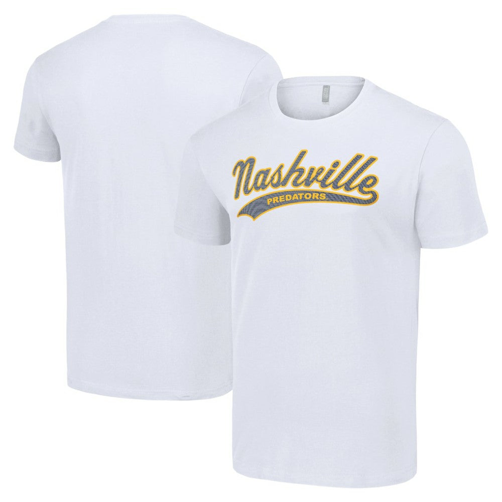 Nashville Predators Starter Tailsweep T-Shirt - White | US 200652624