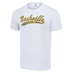 Nashville Predators Starter Tailsweep T-Shirt - White | US 200652624