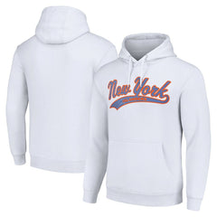 New York Islanders Starter Tailsweep Fleece Tri-Blend Pullover Hoodie - White | US 200652664