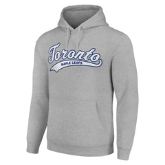 Toronto Maple Leafs Starter Tailsweep Fleece Tri-Blend Pullover Hoodie - Heather Gray | US 200652706