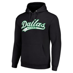 Dallas Stars Starter Tailsweep Fleece Tri-Blend Pullover Hoodie - Black | US 200652716
