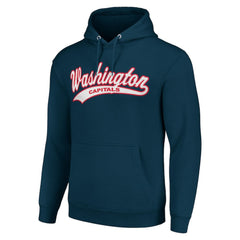 Washington Capitals Starter Tailsweep Fleece Tri-Blend Pullover Hoodie - Navy | US 200652736