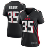Natrone Brooks Atlanta Falcons Women's Team Game Jersey - Black Jerseys