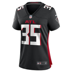 Natrone Brooks Atlanta Falcons Women's Team Game Jersey - Black Jerseys