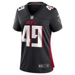 Liam McCullough Atlanta Falcons Women's Team Game Jersey - Black Jerseys