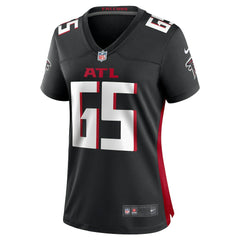 Matthew Bergeron Atlanta Falcons Women's Team Game Jersey - Black Jerseys