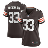 Ronnie Hickman Cleveland Browns Women's Team Game Jersey - Brown Jerseys