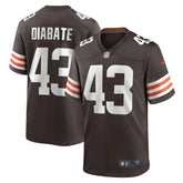Mohamoud Diabate Cleveland Browns Team Game Jersey - Brown Jerseys