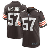 Isaiah McGuire Cleveland Browns Team Game Jersey - Brown Jerseys