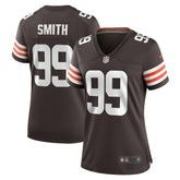 Za'Darius Smith Cleveland Browns Women's Team Game Jersey - Brown Jerseys