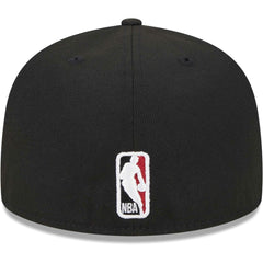 Miami Heat Checkerboard UV 59FIFTY Fitted Hat Black - New Era