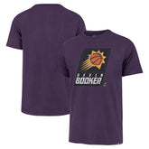 Devin Booker Phoenix Suns '47 Player Logo Vintage T-Shirt Purple - 47 brand