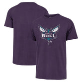 LaMelo Ball Charlotte Hornets '47 Player Logo Vintage T-Shirt Purple - 47 brand