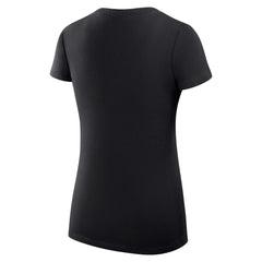 Cincinnati Reds G-III 4Her by Carl Banks Women's Super-Slim Fit Lightweight City Graphic V-Neck T-Shirt - Black T-shirts