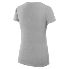 Minnesota Twins G-III 4Her by Carl Banks Women's Super-Slim Fit Lightweight City Graphic V-Neck T-Shirt - Heather Gray T-shirts