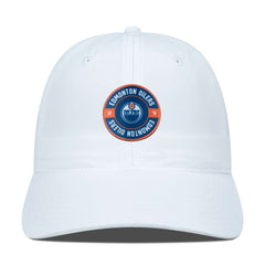 Edmonton Oilers Levelwear Women's Haven Adjustable Hat - White | US 200656340