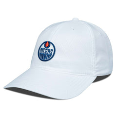 Edmonton Oilers Levelwear Matrix Adjustable Hat - White | US 200656428