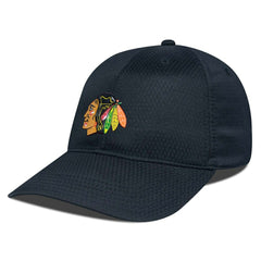 Chicago Blackhawks Levelwear Matrix Adjustable Hat - Black | US 200656482