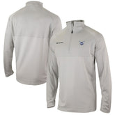 Charlotte Hornets Omni-Wick Rockin' It Quarter-Zip Pullover Top Heather Gray - Columbia