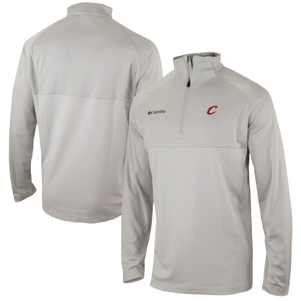 Cleveland Cavaliers Omni-Wick Rockin' It Quarter-Zip Pullover Top Heather Gray - Columbia