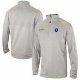 Minnesota Timberwolves Omni-Wick Rockin' It Quarter-Zip Pullover Top Heather Gray - Columbia