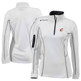 Cleveland Cavaliers Women's Omni-Wick Shotgun Quarter-Zip Pullover Top White - Columbia