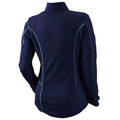 Indiana Pacers Women's Omni-Wick Shotgun Quarter-Zip Pullover Top Navy - Columbia